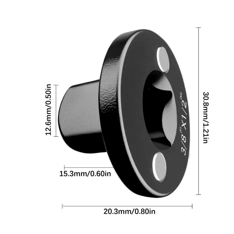 Universeller flacher Steckschlüsseladapter mit magnetischer Kupplung, Ratsche für schnellen Werkzeugwechsel