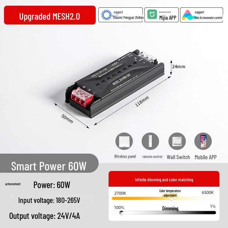 Single-Sided Upward-Emitting Recessed Linear Light - Double Eyelid Aluminum Channel