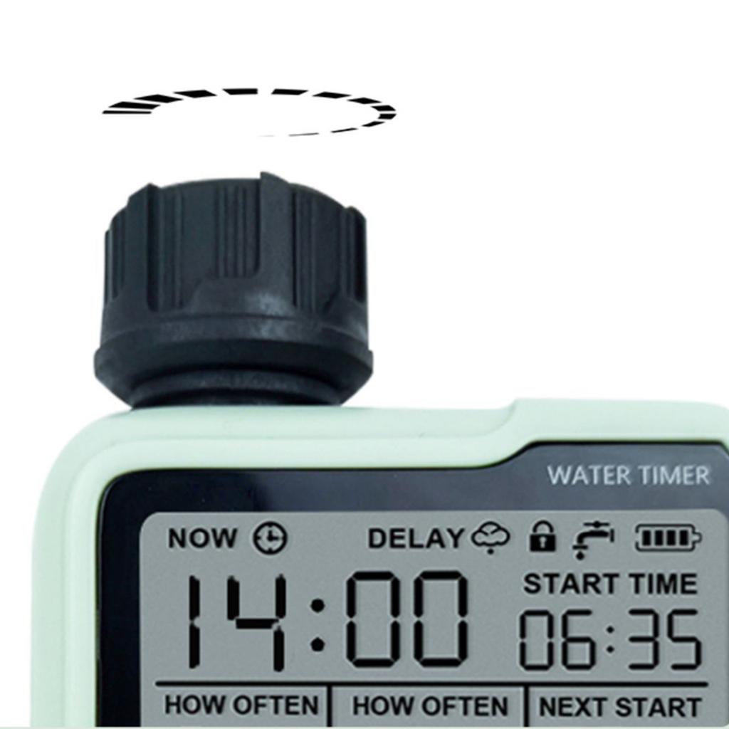 Mini-großer Bildschirm automatischer Timer Bewässerungsgerät für Blumenbewässerung, Garten Balkon Controller, Tropf Sprüh, Intelligente Bewässerung