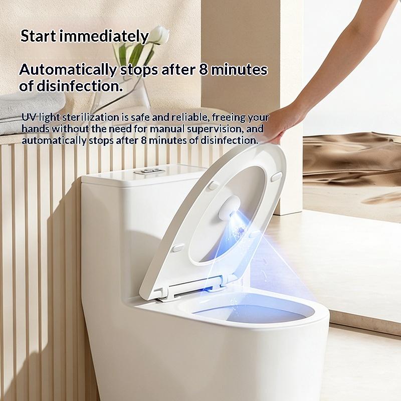 Safe Mini Toilet Sterilizer Lamp USB Rechargeable Portable UV Disinfection Light for Household Bathroom Camping Travel