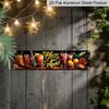 1pc French "PLACE DE L'APEO" Metal Sign - 3.94 X 15.74inch Alumium Decorative Sign | Rustic Wall Decor with Vibrant Roostertail Design | Durable
