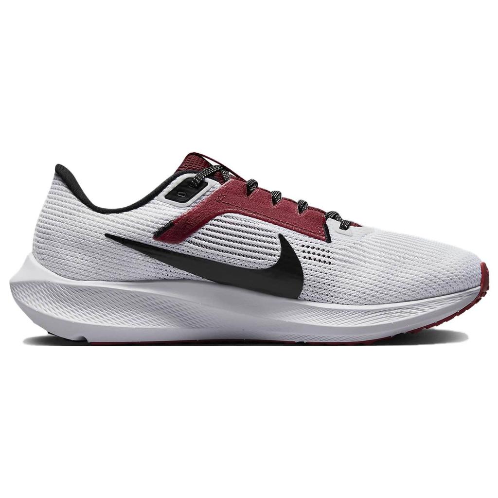 Nike Air Zoom Pegasus 40 Morehouse Men Sneakers White Deep-Cardinal Black DZ6002-100
