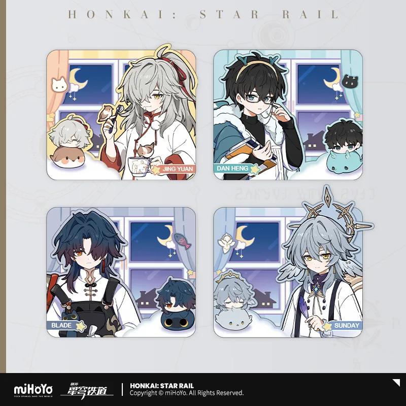 Sunsyea Honkai Star Rail Official Merch miHoYo Original Authentic NSSS Series Badge Keychain Acrylic Stand Card Sunday
