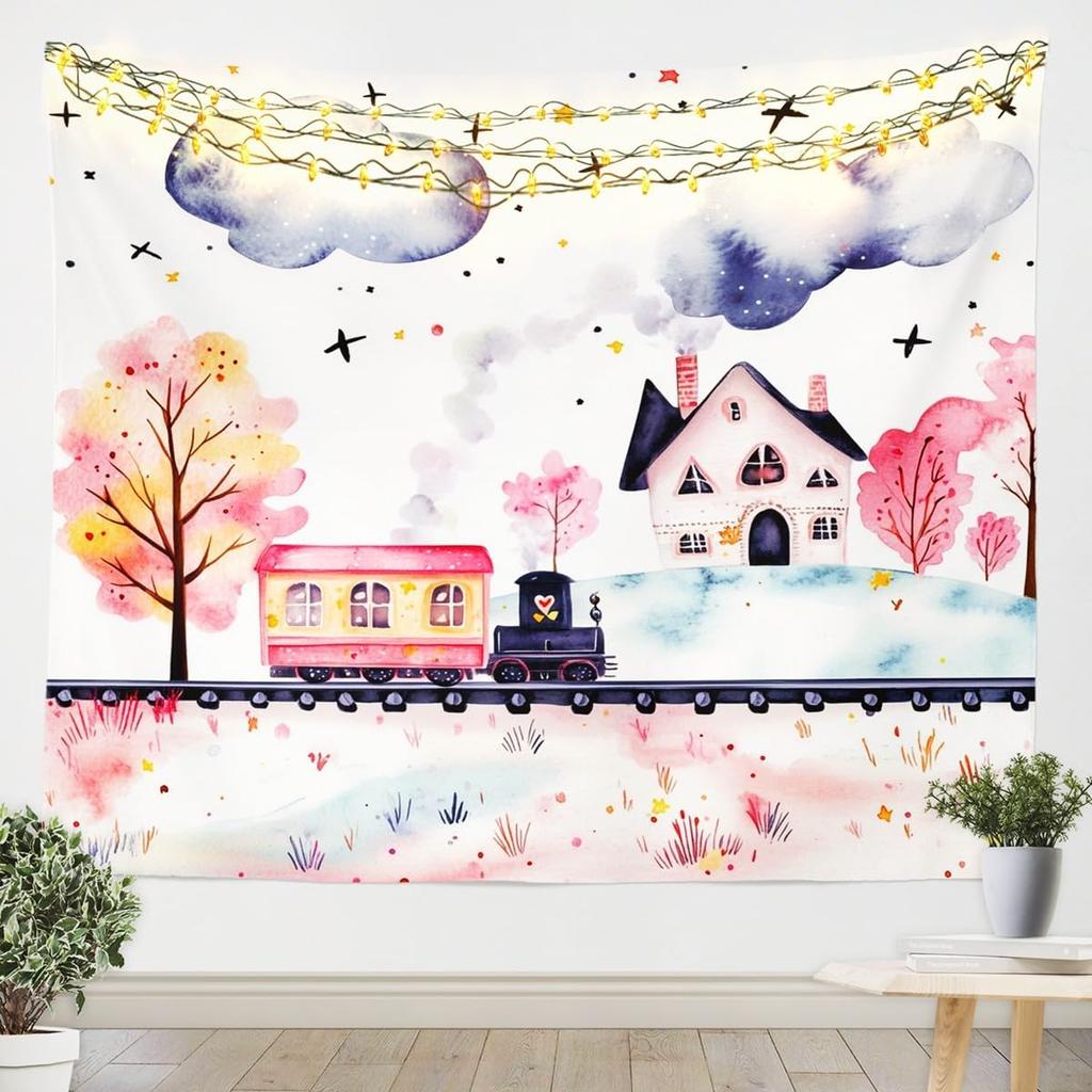 Tree Of Life Tapestries Boho Galaxy Trippy Stars Moon Tapestry Wall Hanging For Kids Boys Girls AdultsBlack White Tree Of Life