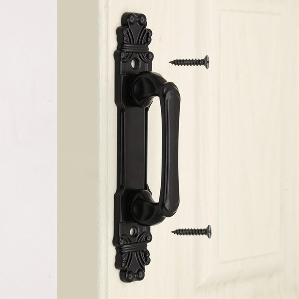 1 peça de maçaneta de porta deslizante antiga de celeiro para armário, guarda-roupa, fivela, acessórios, alça de porta vintage resistente