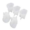 5pcs Cat Mold Microwave   Safe Silicone 3D Cat Shaped Mold for Pudding Milk   Chocolate Cake