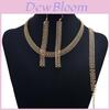 European Vintage Gold Metal Fishbone Necklace With Geometric Pendant For Fashion Women