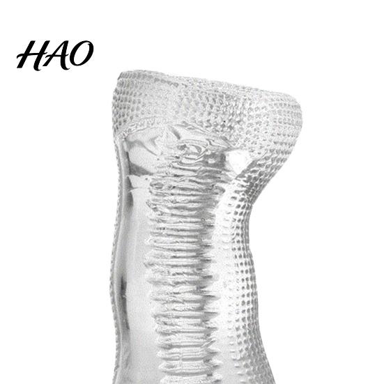 Artificial Pussy Masturbator Cup Transparent Eco-friendly Rubber Men Balanus Vagina Endurance Exercise for Bedroom