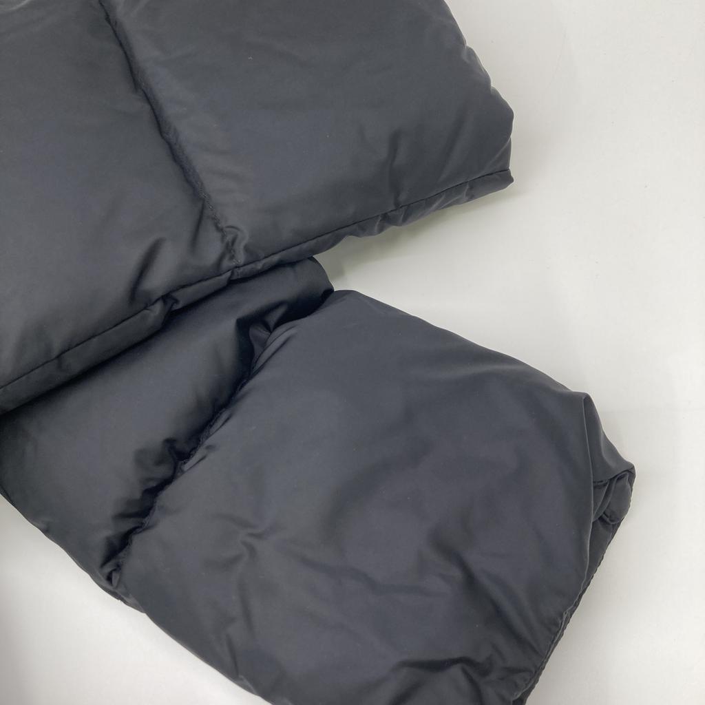 HERNO PI001140U Black Water-Resistant Nylon Down Hoodie Blouson Jacket 48 blackUsed