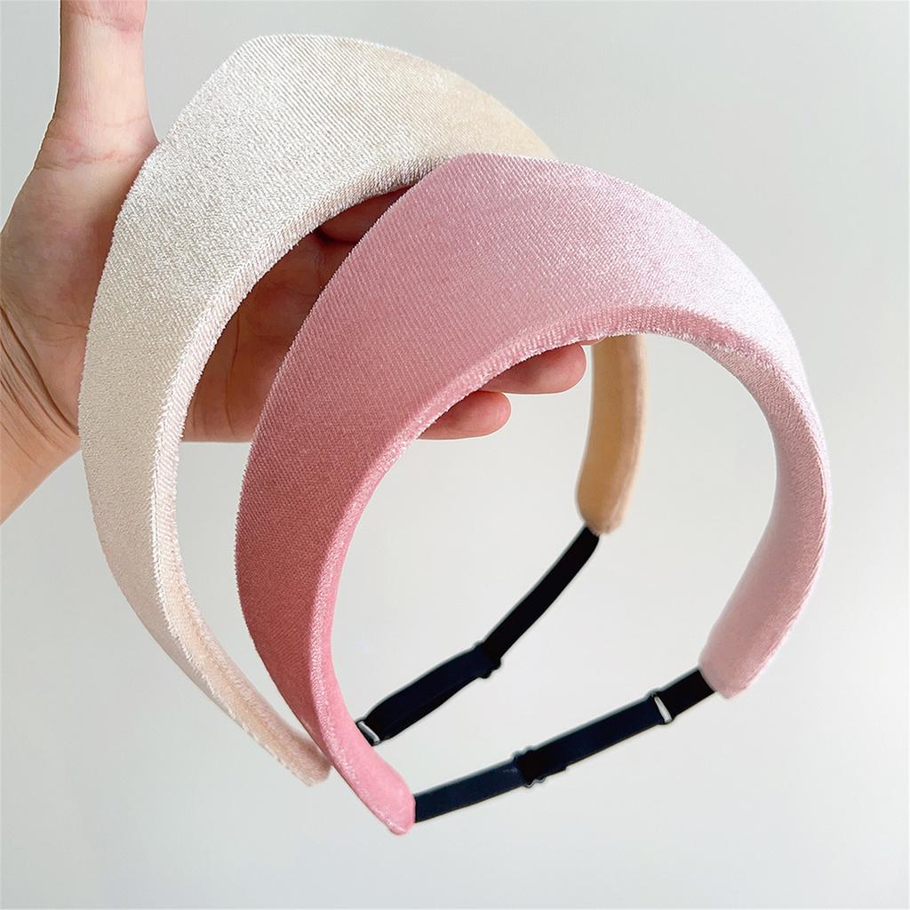 Retro Velvet Headband For Women Girls Kids Soft Non Slip Hair Accessory For Daily Parties Events