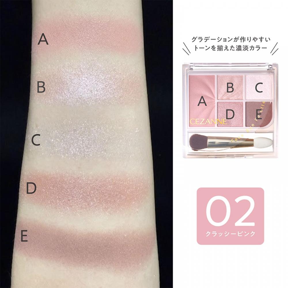 Cezanne Face Palette 02 Classic Pink