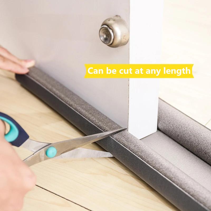Door Gap Foam Tape Door Sealing Strip Windproof Bedroom Door Anti-theft Door Gap Warmth Windshield Strip Waterproof Dustproof Soundproof Strip