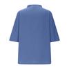 Women's Fashion Casual V,neck Cuff Cotton Linen Loose Casual Shirt
