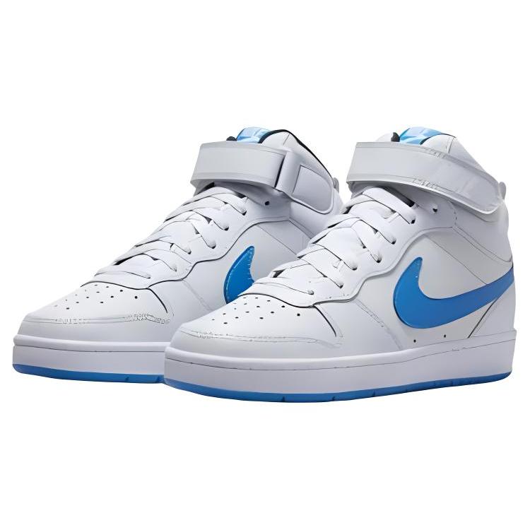 Nike Court Borough Mid 2 'Grigio Azzurro Chiaro' GS CD7782012
