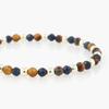 4mm Cut Quartz Tiger Eye Mix Gemstone Bracelet (C2403AC1179_NA)