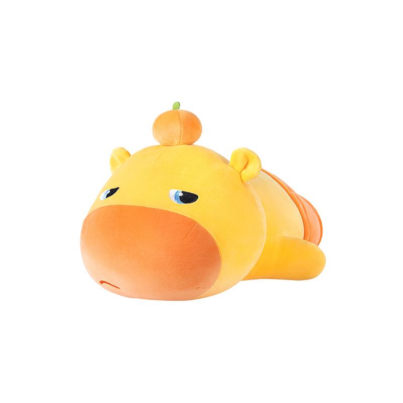 Anime Capybara Lulu Plüschtiere Molliges Cartoon-Tier Kissen Weiches Beruhigendes Schlafkissen Kawaii Heimdekoration 30cm