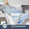 4-in-1 Wall-Mounted Toilet Cleaning Brush Set|Space-Saving Bathroom Brush Kit with Holder (All-in-One Toilet Cleaning Tools)