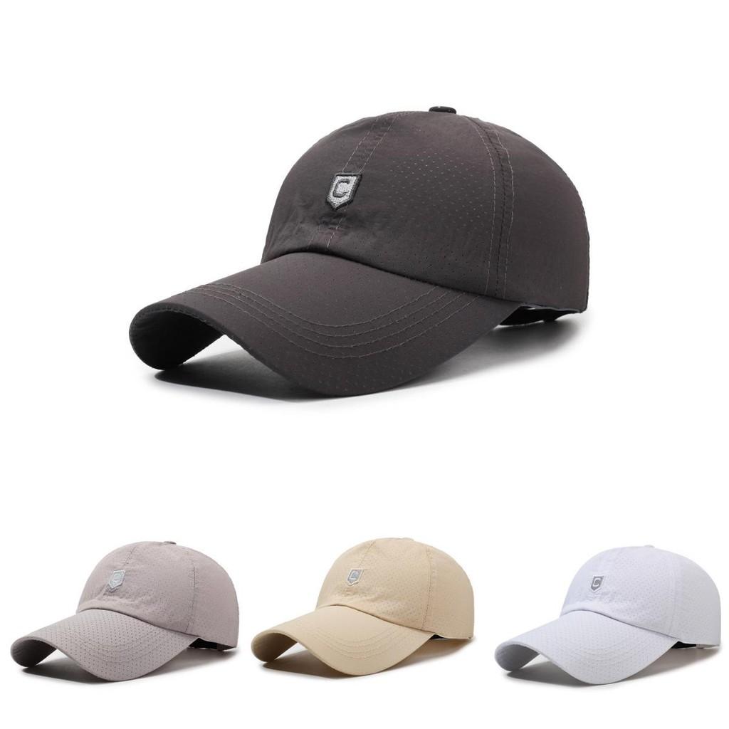 Embroidery Letter C Baseball Cap Outdoors Outdoor Sun Breathable Protection