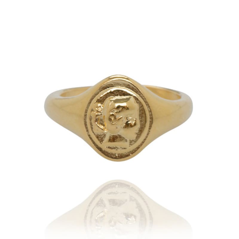 AUGUST ALICE Vanve 18K Cameo Ring