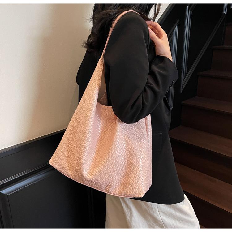 Premium lazy wind big bag women's new fashion retro tote bag casual shoulder bag