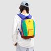 Lightweight Nylon Backpack for Women Men Casual Colorblock School Bag Outdoor Travel Pack