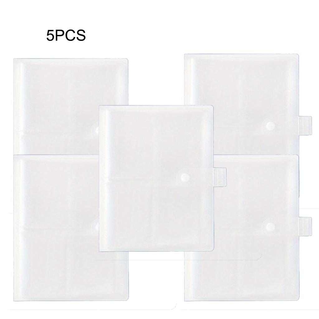 1/2/3/5/10PCS Livret de rangement pour bijoux à 160 grilles sans petites poches, adapté pour boucles d'oreilles, boucles d'oreilles et exposition de bijoux