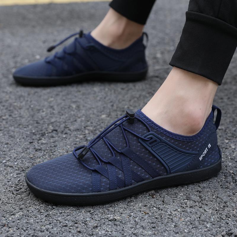 Anti-slip Women's Walking Shoes Light Breathable Gym Fitness Sports Shoes Men Wide Toe Flats Outdoor Training Shoes