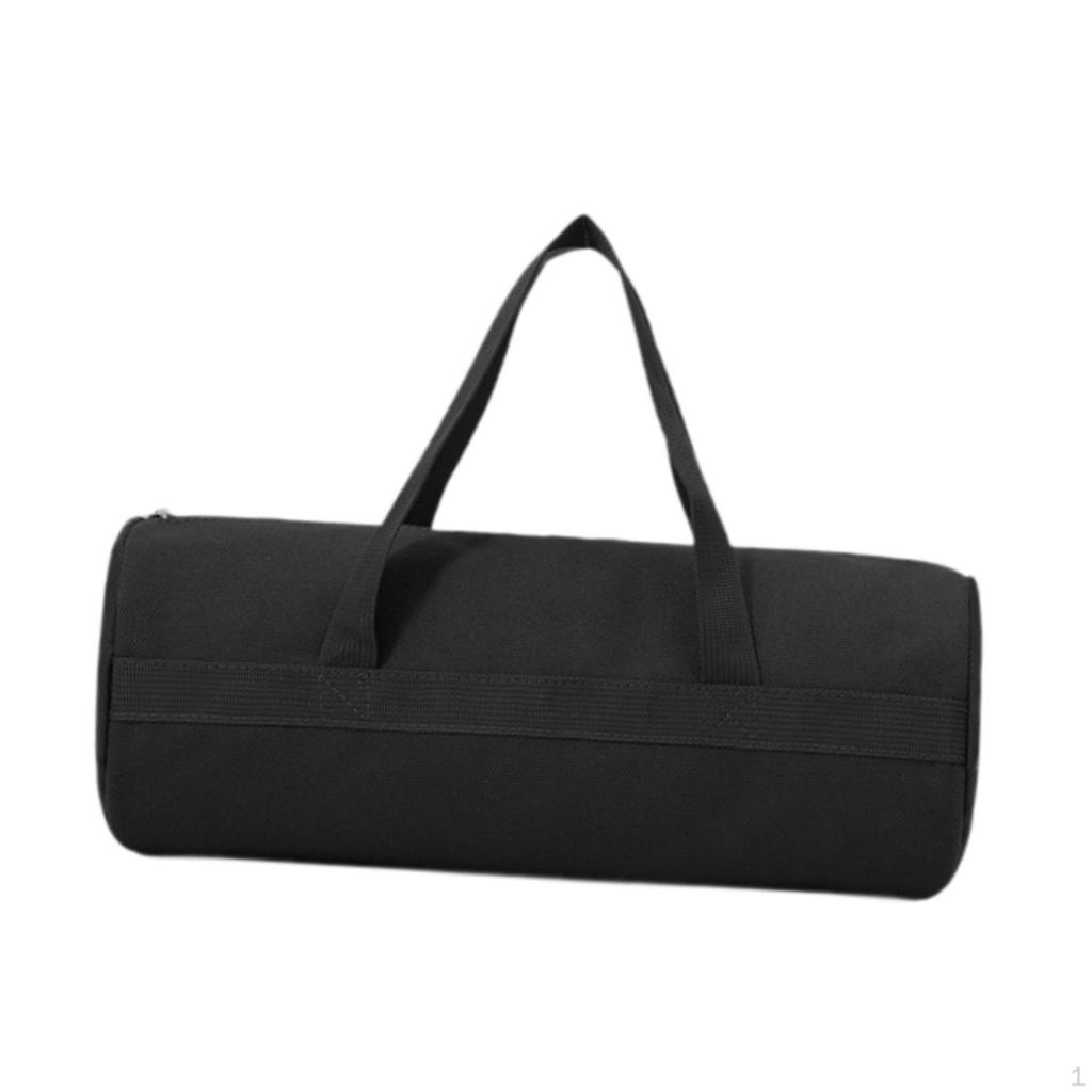 Tent Stakes Bag Camping Equipment Storage Case for Picnic Travelling Black