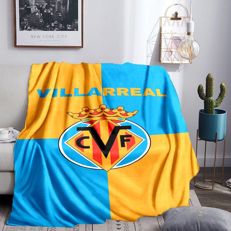 Villar-real Football Club Blanket Lightweight Ideal Bedding Blanket Perfect for Travel, Camping, Living Rooms, Offices, Sofas, Fan Christmas gift