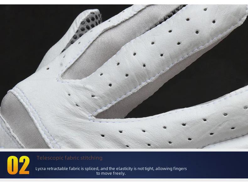 Herr Lammskinn Golfhandskar - Andningsbara, Halkfria, Vänster eller Höger Hand