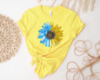 Sunflower Ukraine Shirt, Ukrainian Shirt, Support Ukraine T Shirt, Pray for Ukraine Shirt, Ukraine Freedom Shirt, Sunflower Tee