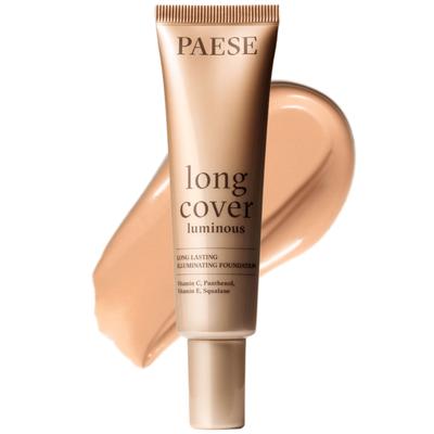 PAESE FOUNDATION LONG COVER LUMINOUS 1.5W BEIGE 30 Ml