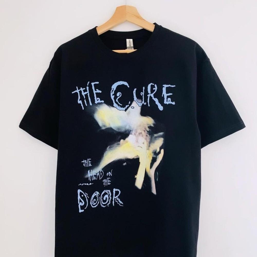 THE CURE  THE HEAD ON THE DOOR  Унисекс Футболка S-5XL Унисекс Футболка L