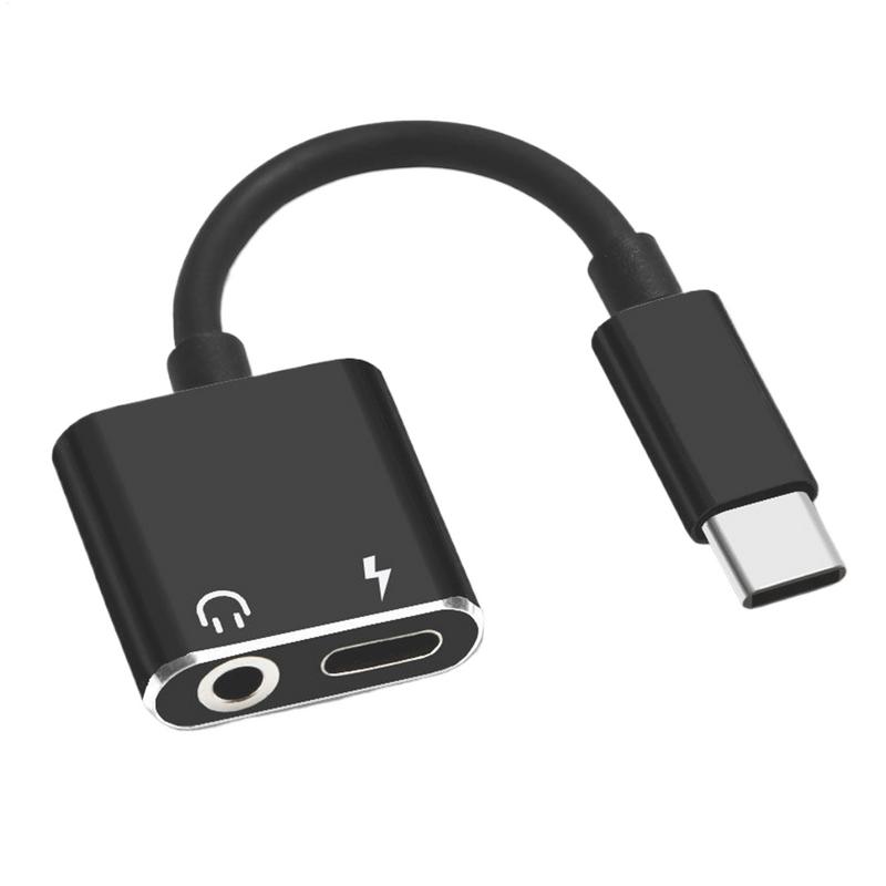 USB C Headphone Adapter USB C to Aux Audio Dongle Cable Cord Tablet Fast Charging Charger Adapter Typec to 3.5mm Adapter