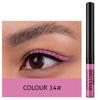 34-color Matte Quick-drying Long-lasting Non-bleeding UV Fluorescent Colored Eyeliner Liquid Pen