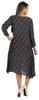Bimba Printed Flared Midi Dress For Women Rayon Crepe Casual Summer Dress