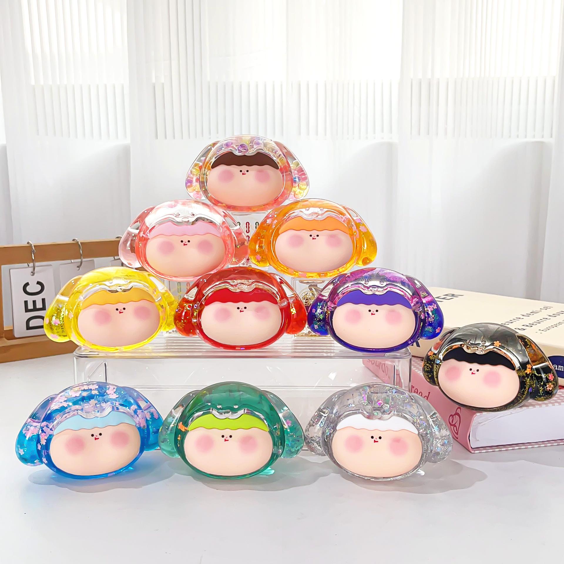 

Douyin Style Lilith Dog Head Cartoon Glitter Ornaments Blind Box