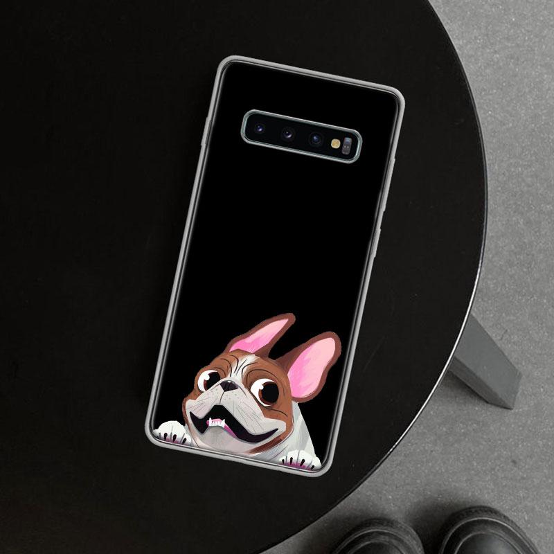 Pug Dog French Bulldog Phone Case Cover for Samsung Galaxy S26 S25 Edge S24 S23 Ultra S22 Plus S21 FE S20 + Art Customized Funda