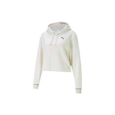 Style Cat Crop Knit Hoodie Women Tops Smoky-Grey 587162-05