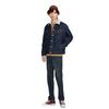 Lee FW22 Faux Shearling Rider Denim Single-Breasted Cotton Jacket Men jackets LMT0040113HH00F898L00
