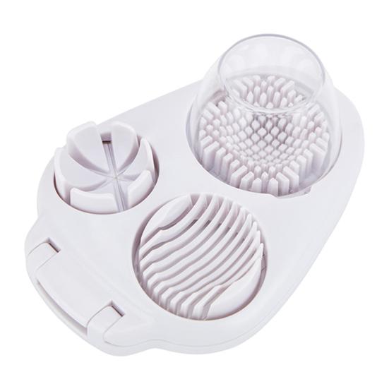 Egg Slicer for Hard Boiled Eggs Heavy Duty Egg Dicer Stainless Steel Egg Chopper Quick Meal Preparation Tool for Strawberry Mushroom Grape Cherry