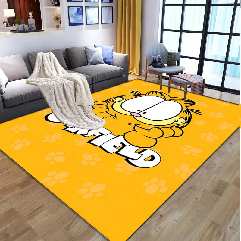 Garfield Pattern Rug, Indoor/Outdoor Mat, for Picnic, Gameroom, Bedroom, Office, Living Room, Home Decor Carpet, Birthday Gift