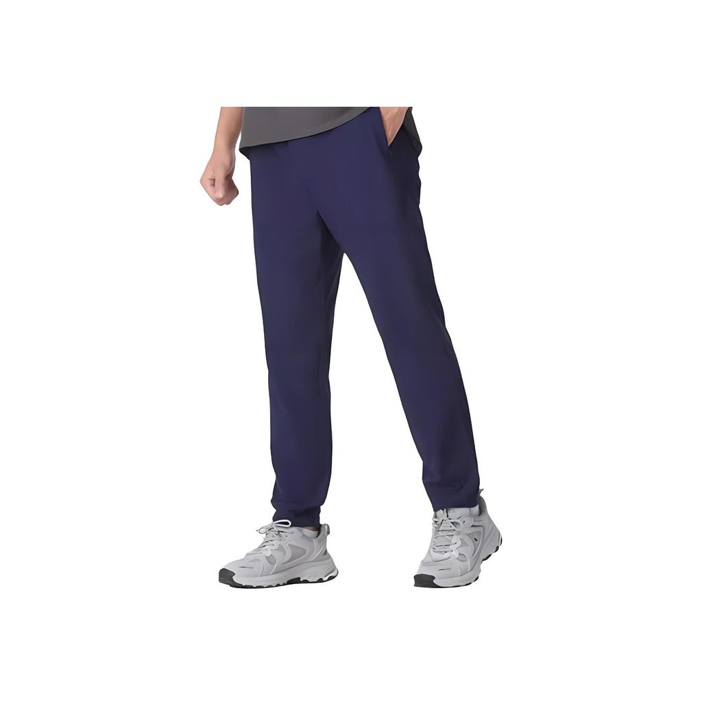 Under Armour Woven Fleece Windproof Warm Straight Leg Outdoor Casual Pants Unisex bottoms Navy-Blue 24600708-409