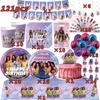 Kpop K&Katseye Birthday Party Decoration Plate Cup Banner Balloon for Girl Party Favor Idol Fans Gift Baby Shower Event Supplies