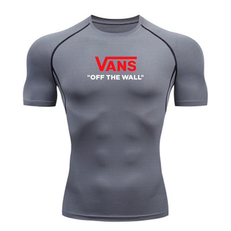 Men's Quick Dry Compression Workout T Shirt Breathable Elast
