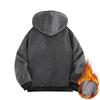Men's Winter Thermal Jackets Warm Heavyweight Fleece Hoodie Jacket Warm Thick Coats Outerwear for Men Hooded Outdoor Sport Jackets With Pockets