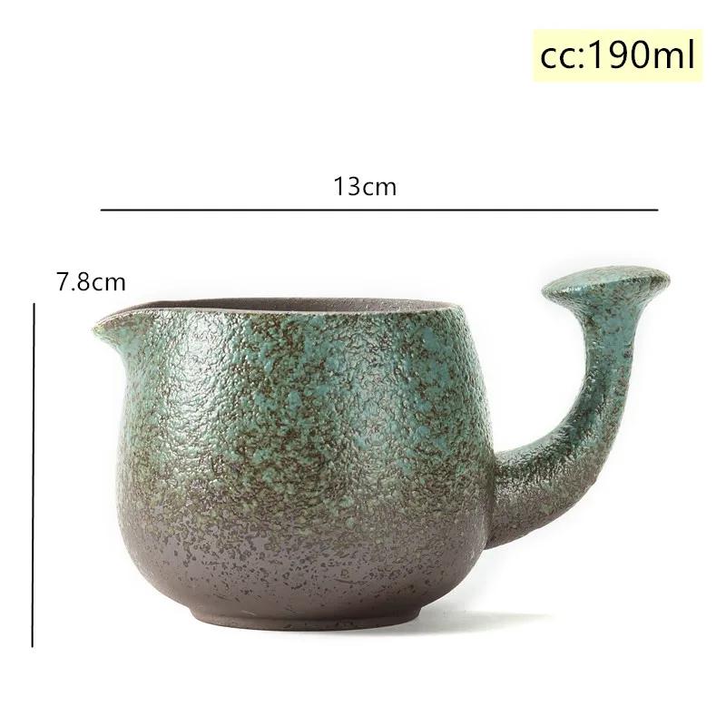 

Chinese Ceramic Fair Cup Cha Hai Boutique pottery Master Teacup Handmade Tea set Accessories Household Teaware Drinkware 190ml