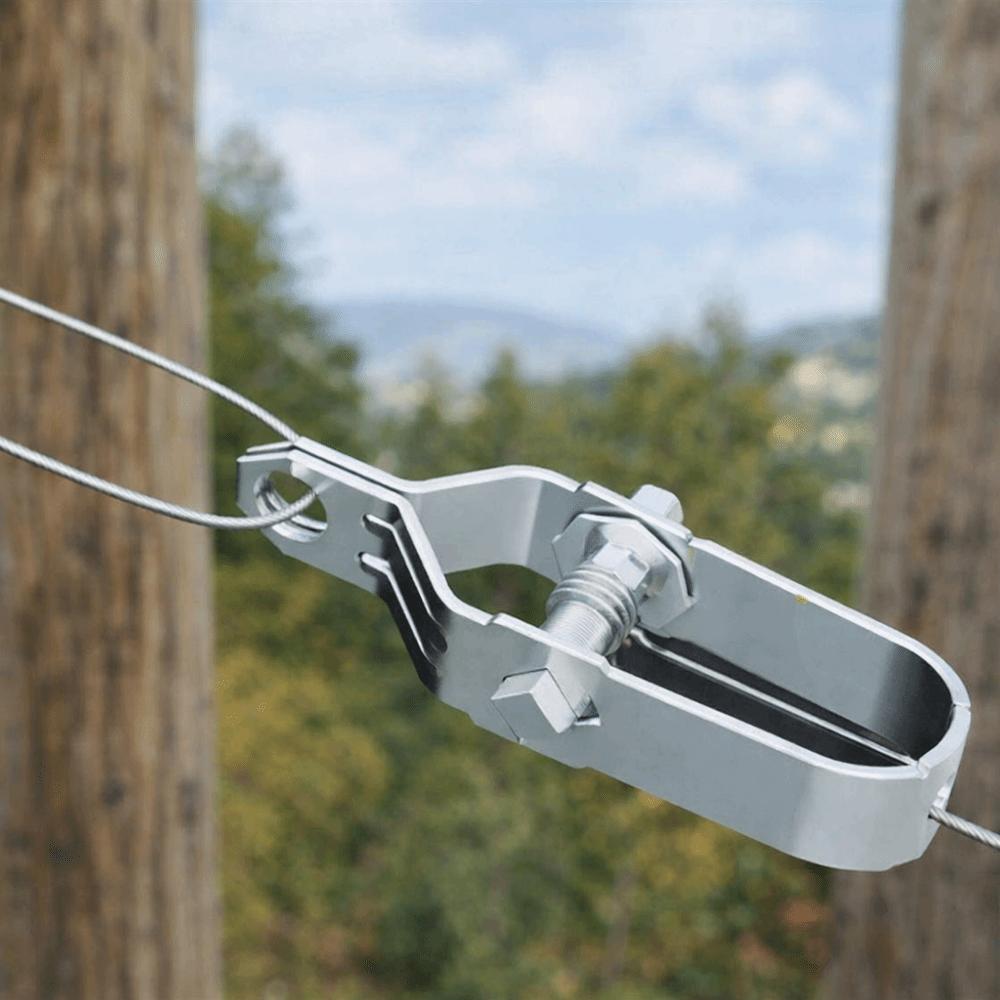 10PCS Steel Wire Rope Wire Tightener Adjustable Electric Fence Tightener Wire Tensioner Kiwi Frame