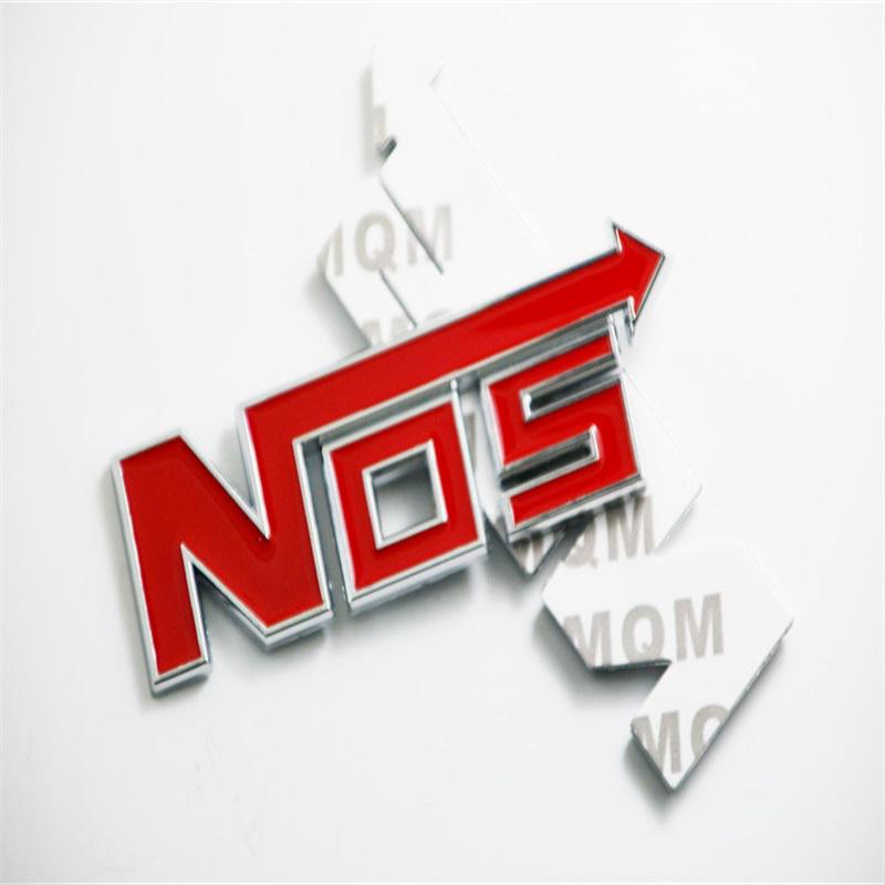 NITROUS INJECTED 4wide black plastic with Chrome emblem emblems badge
