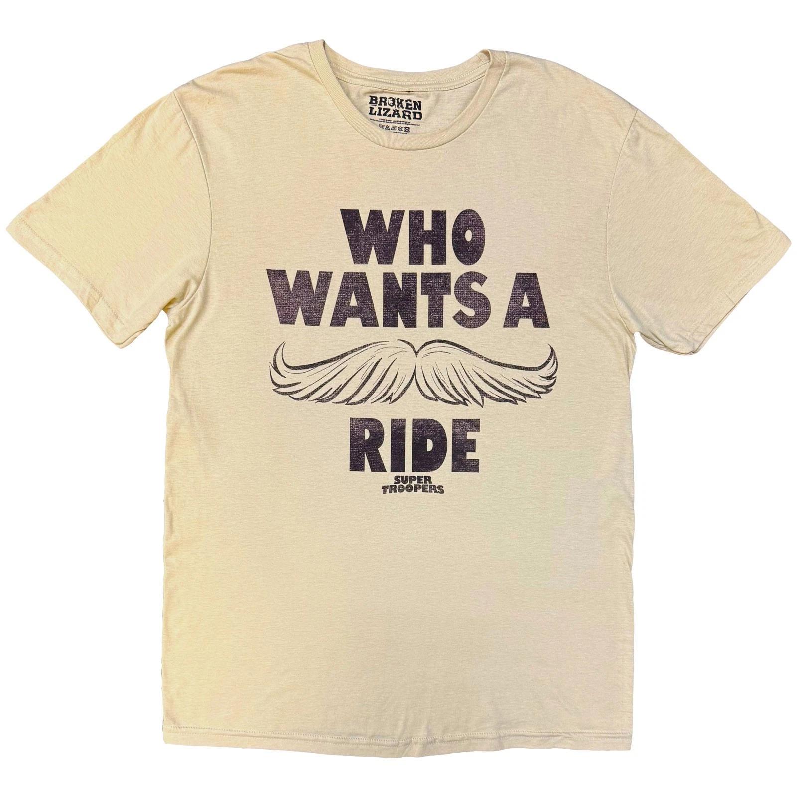 Broken Lizard Who Wants A Ride? Official T-Shirt Mens 2XL